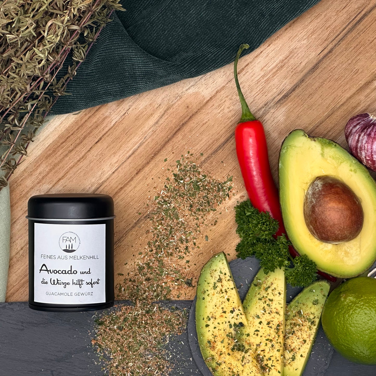 AVOCADO UND DIE WÜRZE HILFT SOFORT